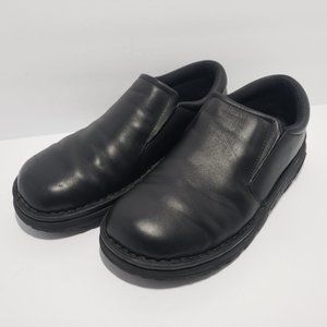 Skechers Comfort Construction Shoes Mens 9.5 Fashion Loafers 4035 Black Leather